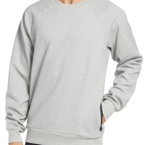 ALO Yoga Men Impel Sweatshirt Heather Gray